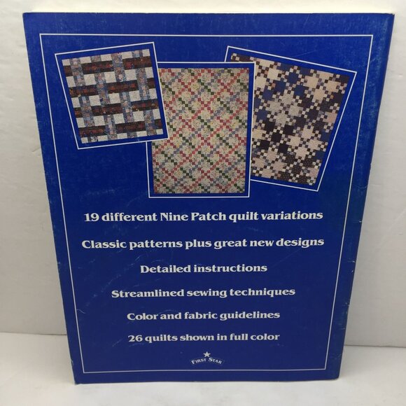 Vintage 1991 Nine Patch Wonders Quilt Book Blanche Young Helen Young Frost - Picture 10 of 10